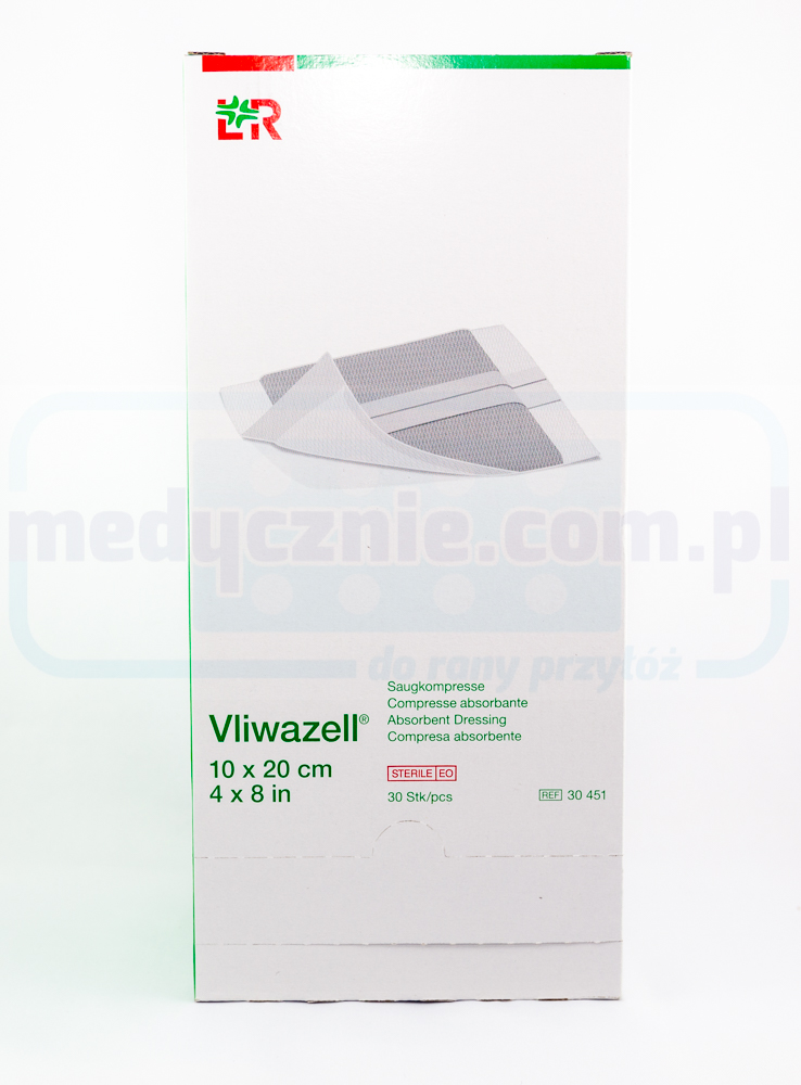 Vliwazell 10*20cm steriler saugfähiger Verband 1Stk.